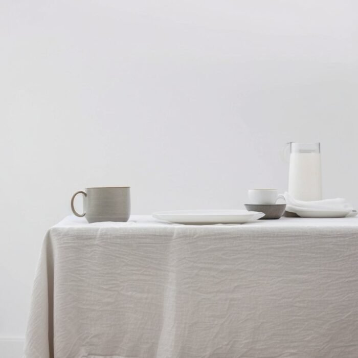 Obrus lniany - Smoke Grey